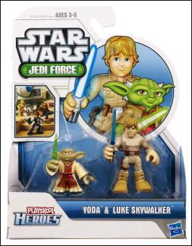 Star Wars: Jedi Force Figures figure 5 Yoda & Luke Skywalker