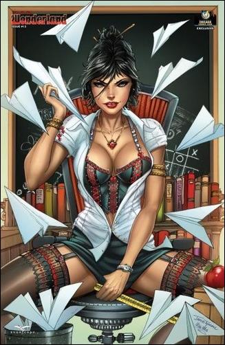 Grimm Fairy Tales Presents Wonderland issue 13-D Jamie Tyndall Wizard World Chicago Cover 1/500