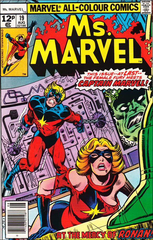 Ms. Marvel (1977) issue 19-B UK Price Cover