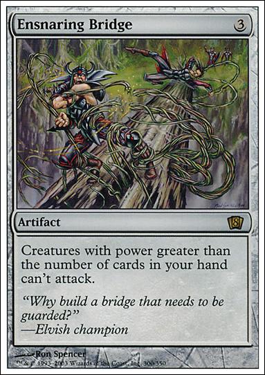 Magic the Gathering: 8th Edition (Base Set) card 300 Ensnaring Bridge