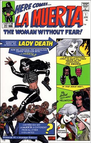 La Muerta: Primeval issue 1-B Steven Butler Homage Cover