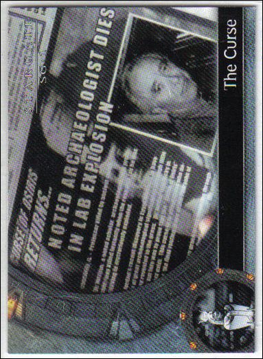 Stargate SG-1: Season 4 (Base Set) card 40 The Curse
