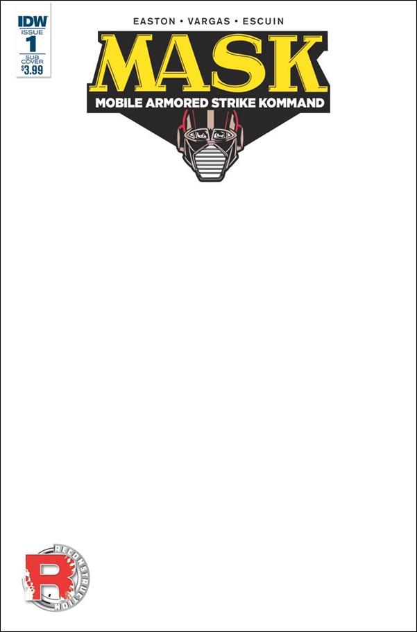 M.A.S.K.: Mobile Armored Strike Kommand issue 1-D Blank Subscription Cover