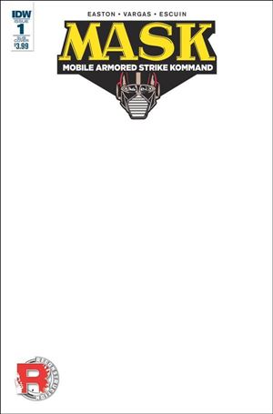 M.A.S.K.: Mobile Armored Strike Kommand issue 1-D Blank Subscription Cover