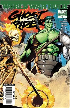 Ghost Rider (2006) issue 12-B Javier Saltares Cover (2nd Printing)