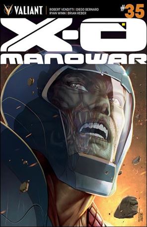 X-O Manowar (2012)  issue 35-C Rafa Sandoval Cover