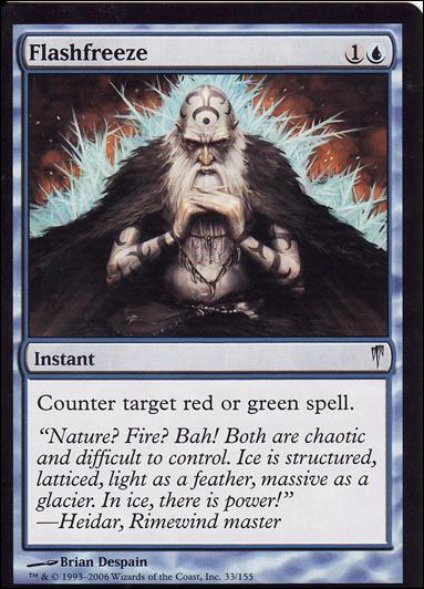Magic the Gathering: Coldsnap (Base Set) card 33 Flashfreeze
