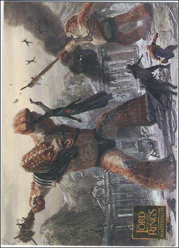 Lord of the Rings Masterpieces (Base Set) card 59 Trolls of Moria