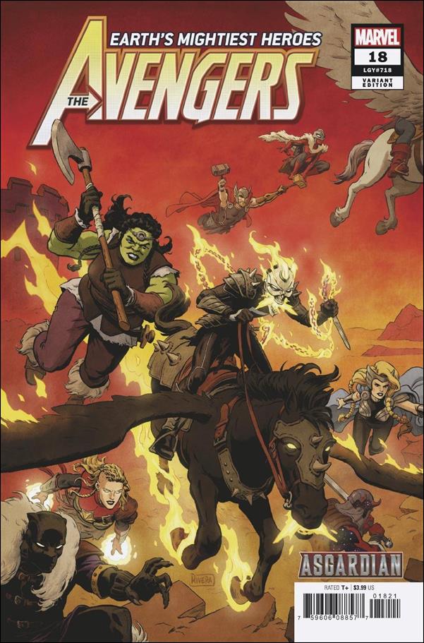 Avengers (2018/07) issue 18-C Paolo Rivera Asgardian Cover