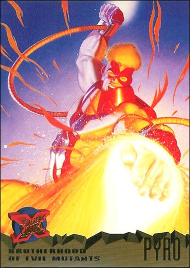1995 Fleer Ultra X-Men (Base Set) card 60 Pyro