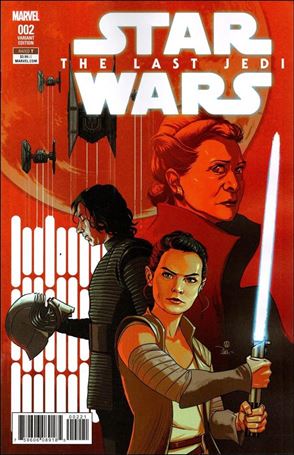 Star Wars: The Last Jedi Adaptation issue 2-B Michael Walsh 1:25 Cover
