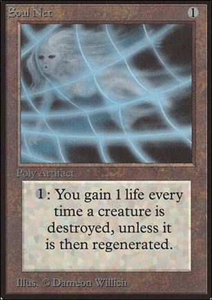 Magic the Gathering: Limited Edition Beta (Base Set) card 272 Soul Net