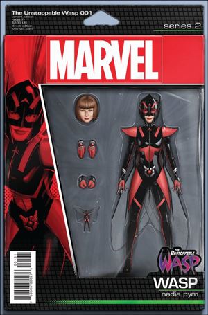 Unstoppable Wasp (2017) issue 1-C John Tyler Christopher Action Figure Cover