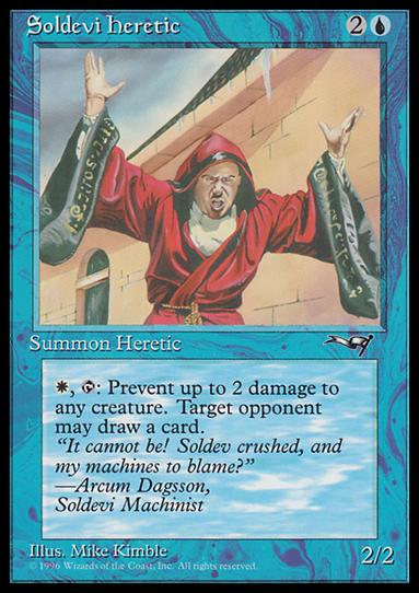 Magic the Gathering: Alliances (Base Set) card 33-B Soldevi Heretic