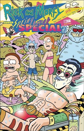 Rick and Morty: Super Spring Break Special issue 1-D Marc Ellerby 1:10 Cover