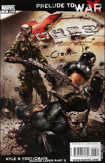 X-Force (2008) issue 13-B DF (Signed by Clayton Crain) 1/49