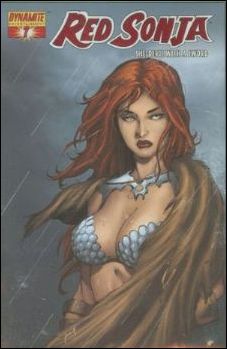 Red Sonja (2005) issue 7-F DF Will Conrad Fiery Red Foil Edition 1/600