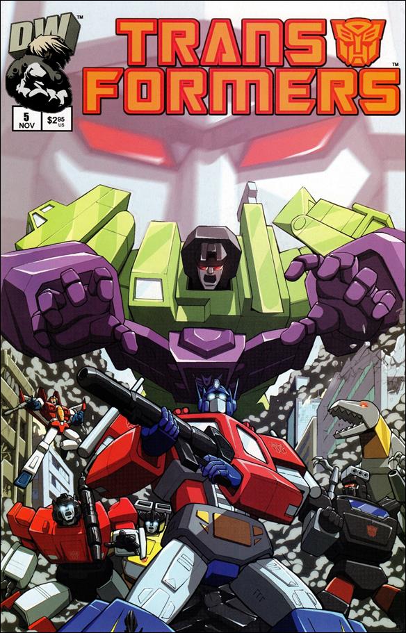 Transformers: Generation 1 (2002) issue 5-C Devastator Cover (2nd Printing)