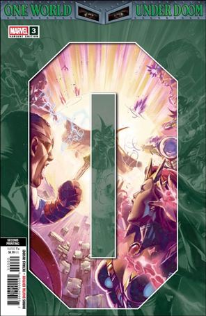 One World Under Doom issue 3-I Ben Harvey Connecting Cover (Second Printing)