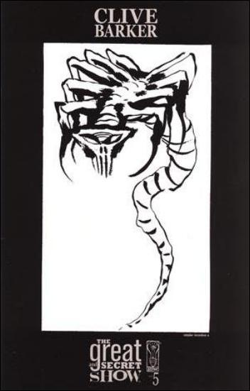 Clive Barker's The Great and Secret Show issue 5-B Black and White Cover