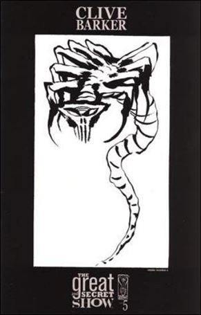 Clive Barker's The Great and Secret Show issue 5-B Black and White Cover