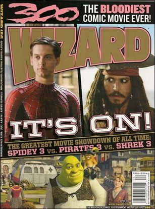 Wizard: The Magazine of Comics, Entertainment and Pop Culture issue 186-B Movie Threequels Photo Montage Cover
