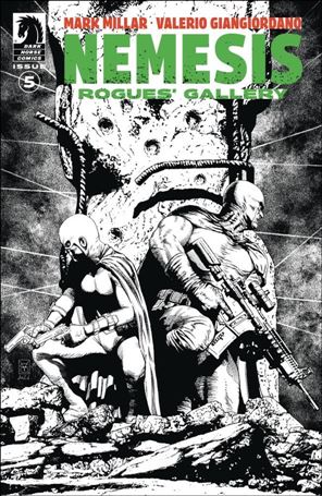 Nemesis: Rogues' Gallery issue 5-B Valerio Giangiordano B&W Cover