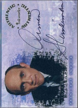 Buffy the Vampire Slayer Reflections: The High School Years (Autograph Subset) card A3 Armin Shimerman as Principal Snyder