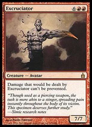 Magic the Gathering: Ravnica (Base Set)  card 121 Excruciator