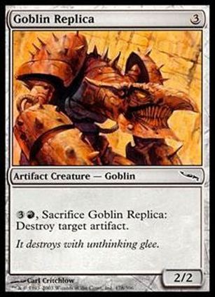 Magic the Gathering: Mirrodin (Base Set) card 178 Goblin Replica