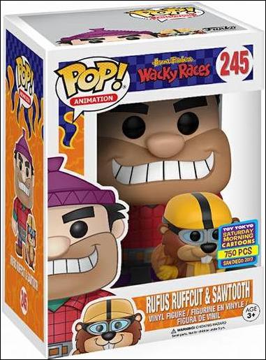 POP! Animation figure 245 Rufus Ruffcut & Sawtooth SDCC 2017 1/750