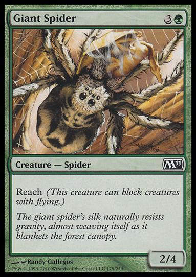 Magic the Gathering: 2011 Core Set (Base Set) card 179 Giant Spider