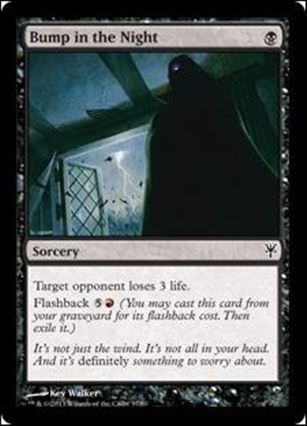 Magic the Gathering: Duel Decks: Sorin vs. Tibalt (Base Set) card 57 Bump in the Night