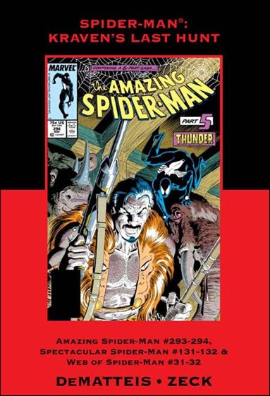 Spider-Man: Kraven's Last Hunt (2006) issue nn-B Marvel Premiere Classic Dust Jacket Vol 1 1/2000