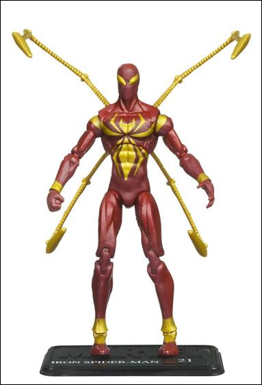Marvel Universe (Series 2) figure 021-B Iron Spider-Man - Loose