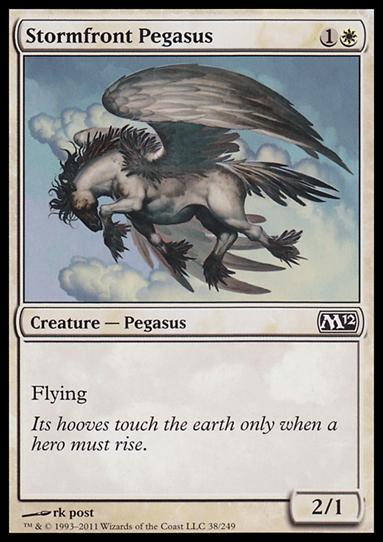 Magic the Gathering: 2012 Core Set (Base Set) card 38 Stormfront Pegasus