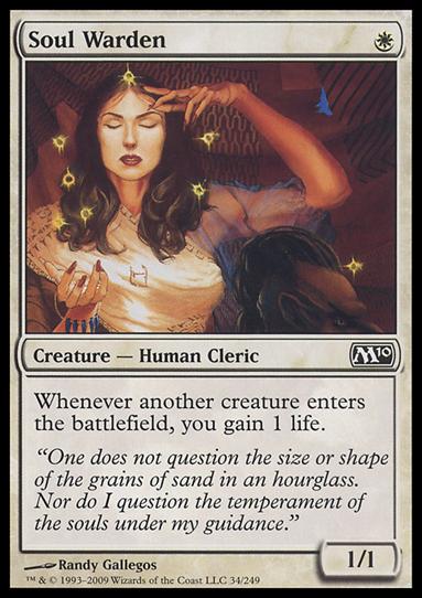 Magic the Gathering: 2010 Core Set (Base Set) card 34 Soul Warden