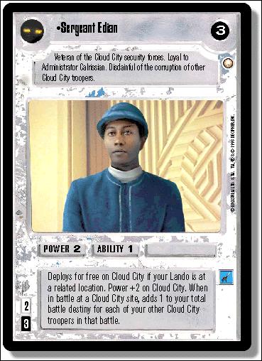 Star Wars: Special Edition Limited (Base Set) card 183 Sergeant Edian