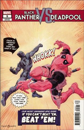 Black Panther vs Deadpool issue 5-B Kyle Baker Cover