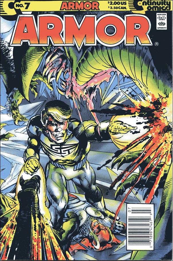 Armor (1985) issue 7-B Newsstand Edition Wraparound Cover