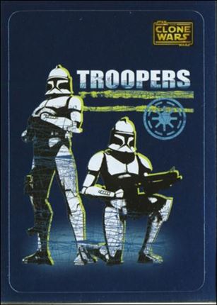 Star Wars: The Clone Wars Trading Card Stickers (Foil Stickers Subset) Cover Image 2