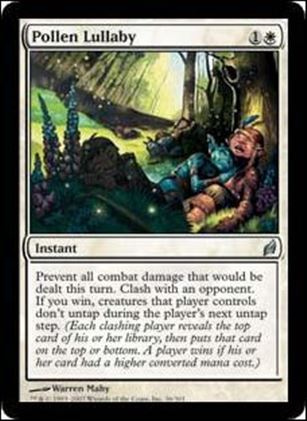Magic the Gathering: Lorwyn  card 36-Z-INVALID Pollen Lullaby