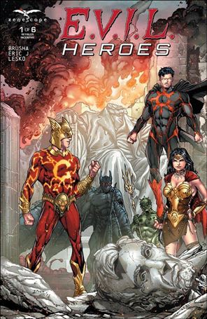 E.V.I.L. Heroes issue 1-E Ian Richardson Retailer Incentive Cover