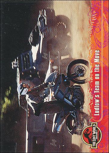 Lost World: Jurassic Park (Base Set) card 6 Ludlow's Team on the Move