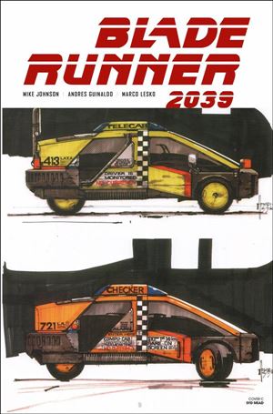 Blade Runner 2039 issue 6-C Cover by Syd Mead