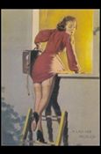 Elvgren's Calendar Pinups 2 (Base Set) card 83 A Lad-Her Problem