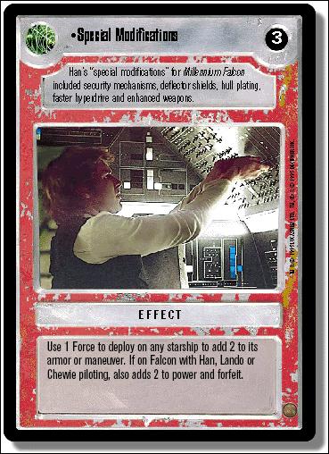 Star Wars: Premiere Limited (Base Set) card 223 Special Modifications