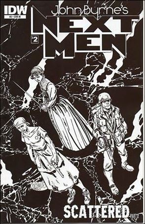 John Byrne's Next Men (2010) issue 2-B 1:10 Sketch Cover