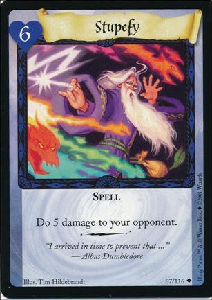 Harry Potter (Base Set) card 67 Stupefy