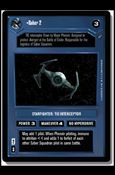 Star Wars: Death Star II Limited (Base Set) card 76 Saber 2
